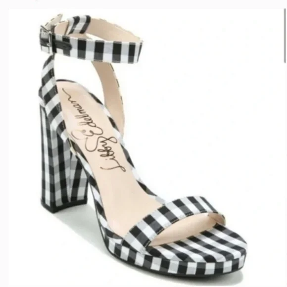 Libby Edelman LE Amanda Buffalo plaid chunky heels Size 11 - Picture 13 of 13